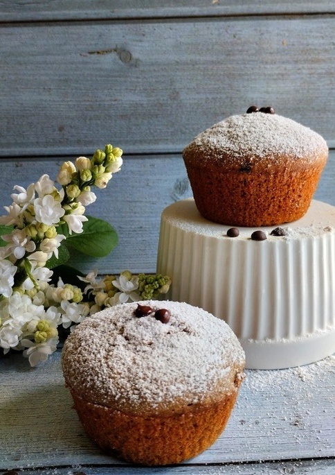 Творожные кексы с кофе и корицей: идеальное угощение для вечера