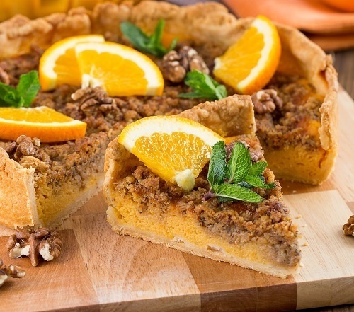 Тыквенный пирог с апельсином: осенний деликатес для всей семьи