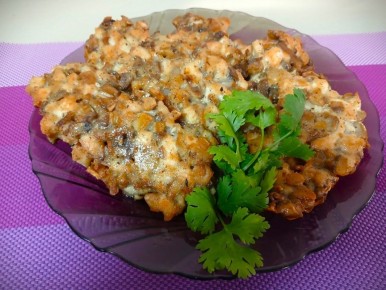 Рубленые котлеты «Грибной уют»