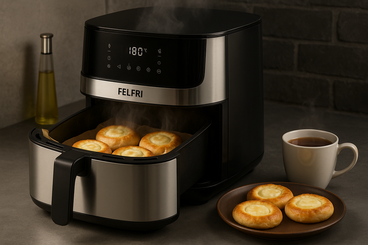 Пышные ватрушки в аэрогриле: простой и быстрый рецепт