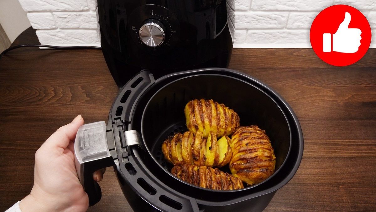 Нежная картошка-гармошка в аэрогриле: простой рецепт для вашего стола